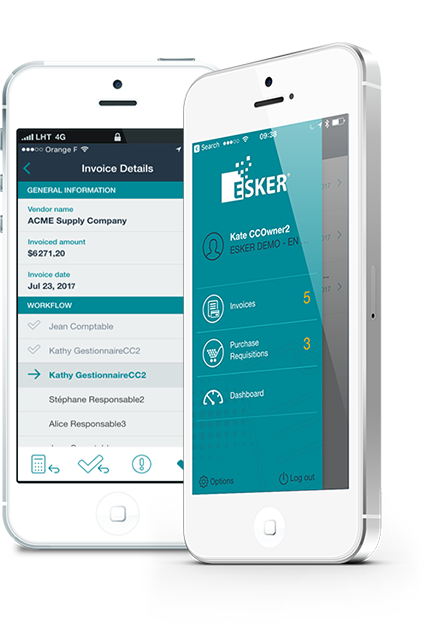 Esker Anywhere mobile app Esker Anywhere mobile app
